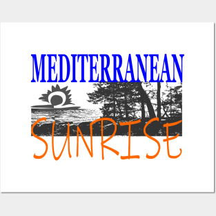 Mediterranean Sunrise Posters and Art